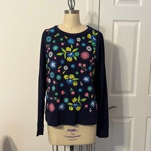EUC Lilly Pulitzer Embroidered Pullover